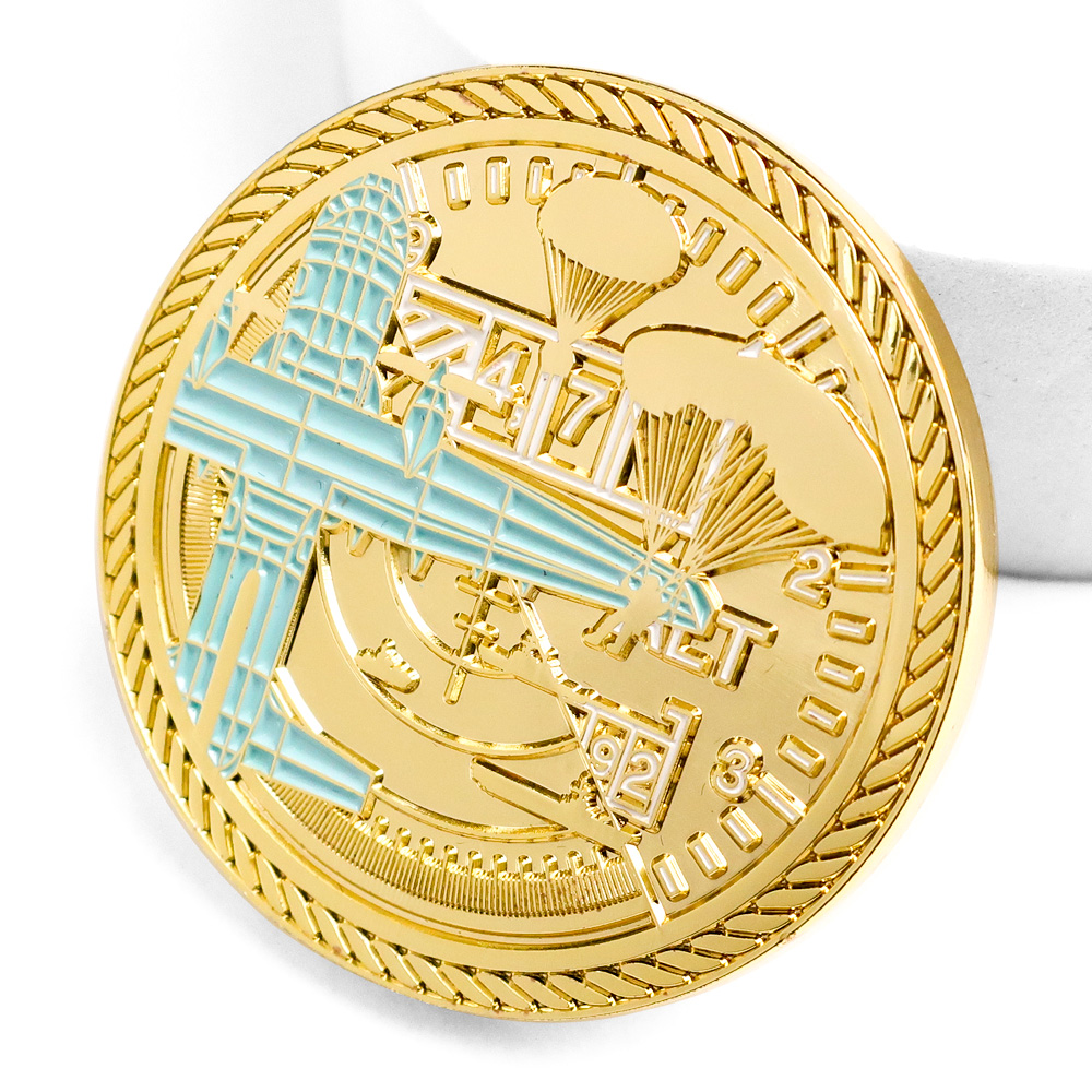 Custom Personalized Travel Commemorative Metal Coin