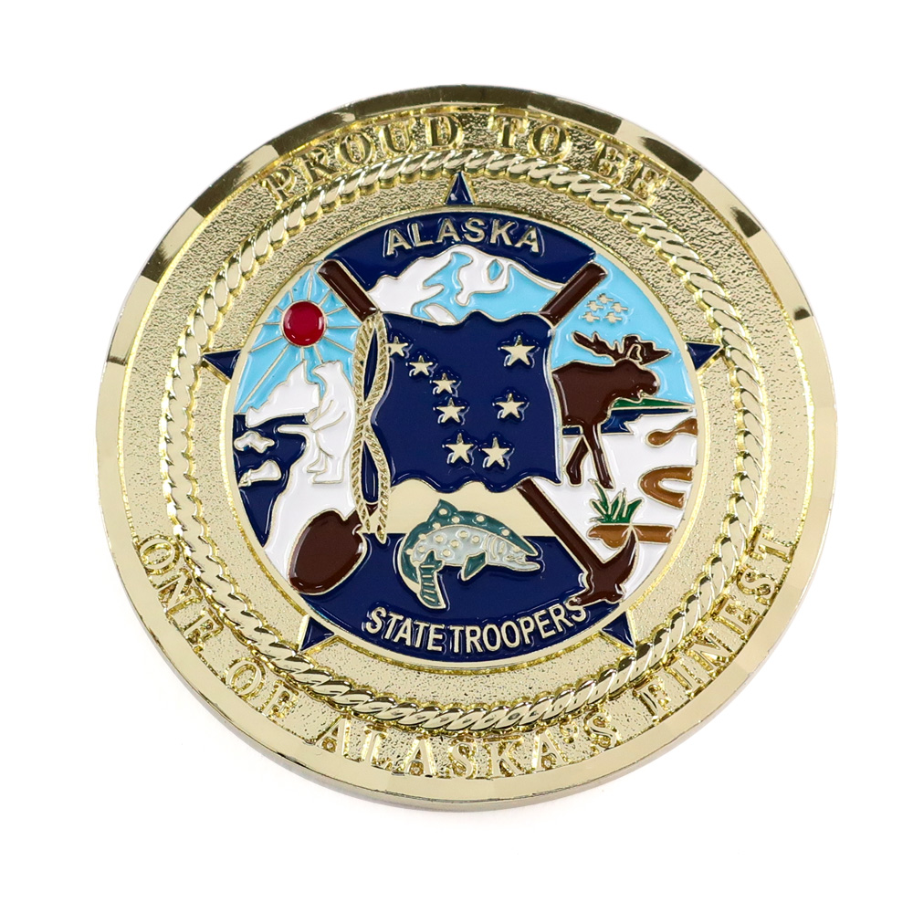 Custom Personalized Travel Commemorative Metal Coin