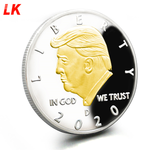 Save America again Souvenir Personal Custom Coin Metal Gold Silver trump challenge coin trump coin 2024 With Plastic Box