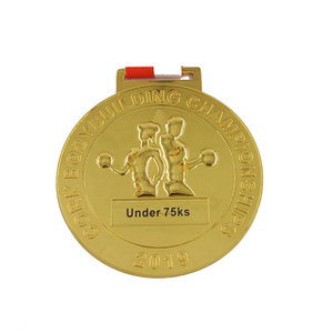Custom Sports Day First Gold Boxing Medals