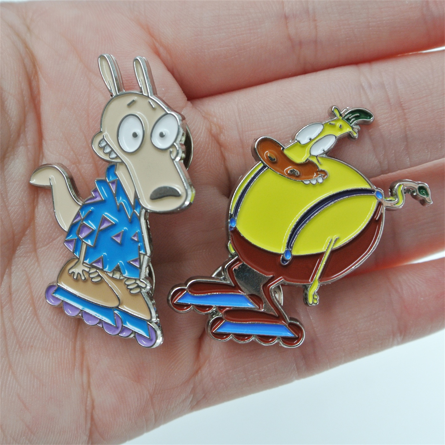 Custom Made Metal Hard Enamel Pins Sets With Backing card Packages