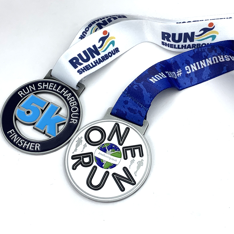 Sport Game Race Medals with Ribbons for Sale 