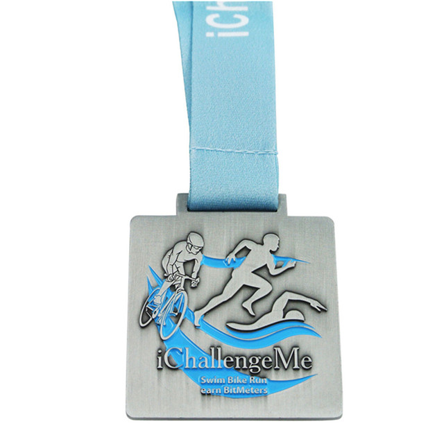 custom swimming triathlon medals