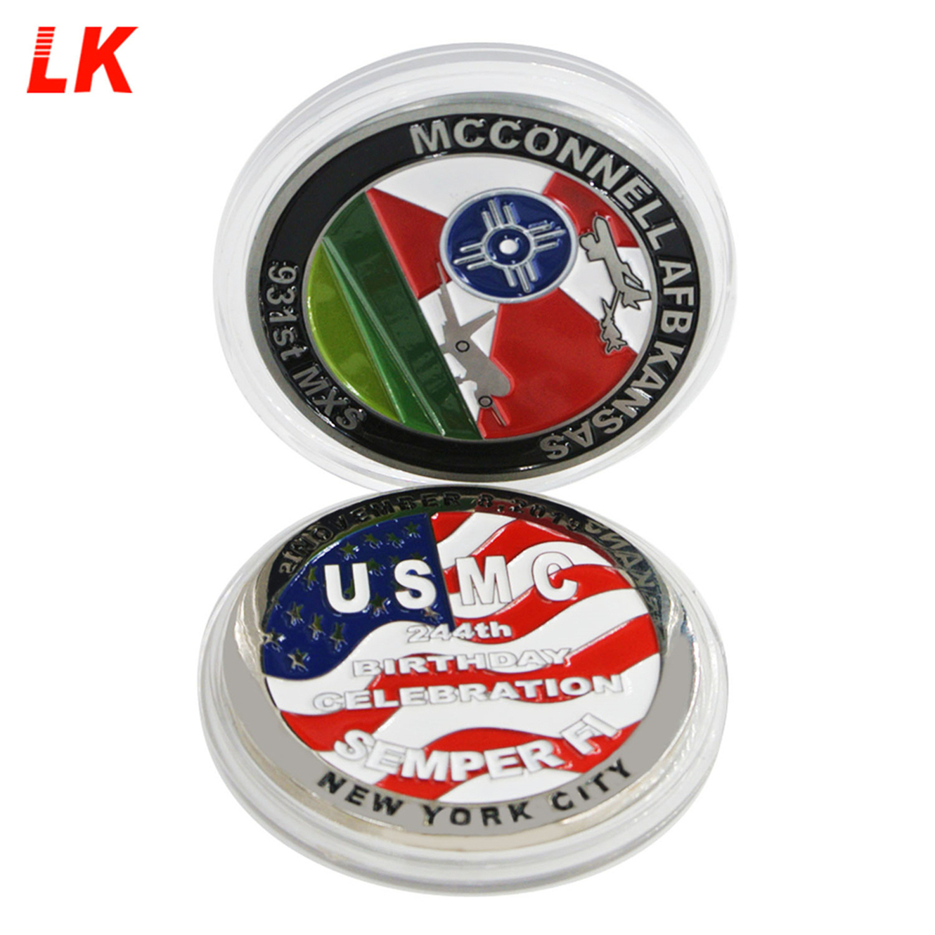 China factory manufacturer wholesaler coin maker metal commemorative USN amy navy military coins custom challenge coins