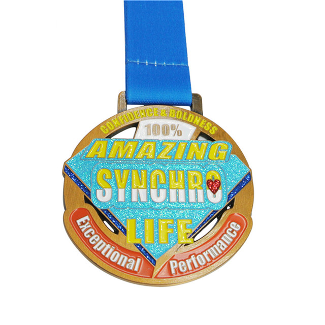 custom personalised marathon running medal for sale