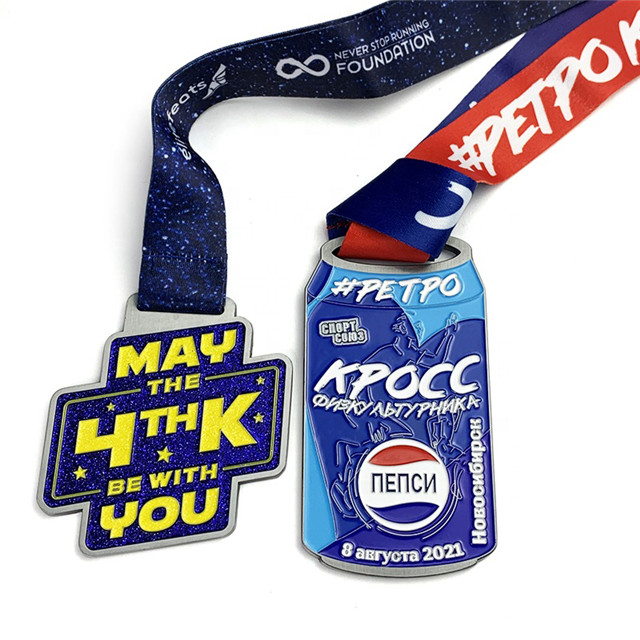 custom race 10k track medals