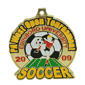 Gold Soccer Football Medal