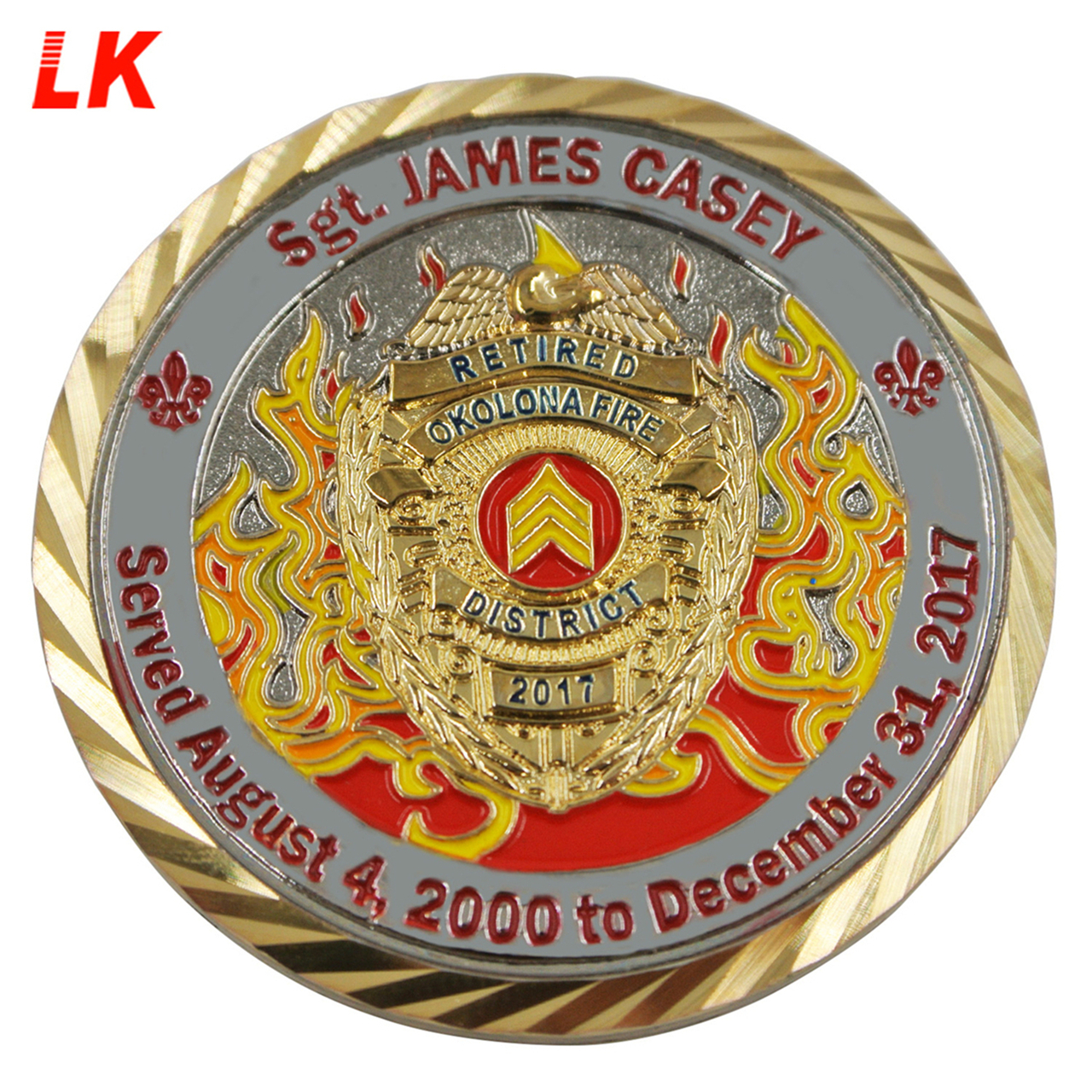 Wholesale Your Design Gold Plated Old Antique Coins Lucky Token India Custom Canada Military Navy Challenge Coin Charm