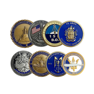 Coin maker no minimum blank metal 3d brass soft hard enamel antique gold veteran flag navy army custom military challenge coin