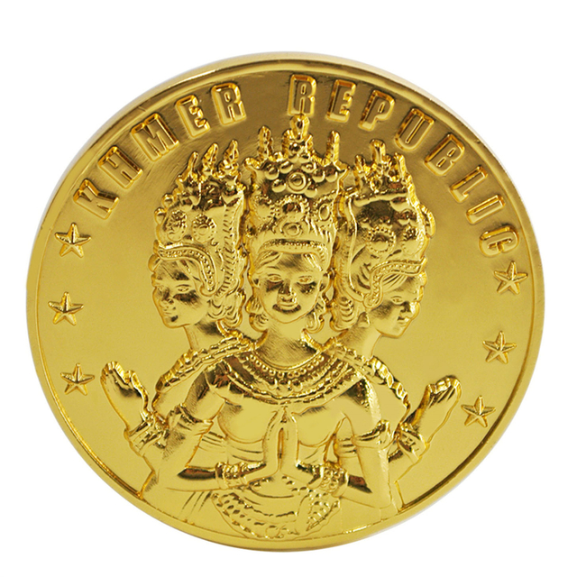 Creative Gold DIY Metal Coin