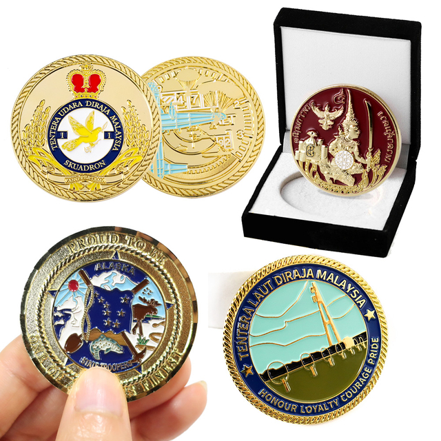 Custom Personalized Travel Commemorative Metal Coin