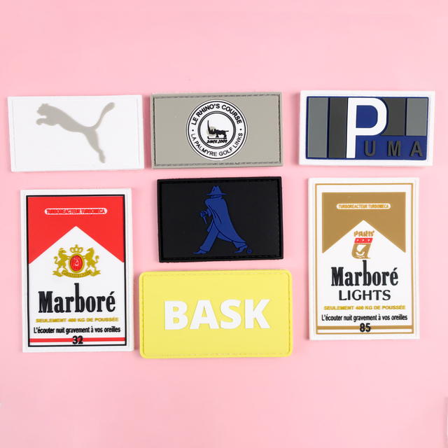 custom logo 3D rubber PVC Patch