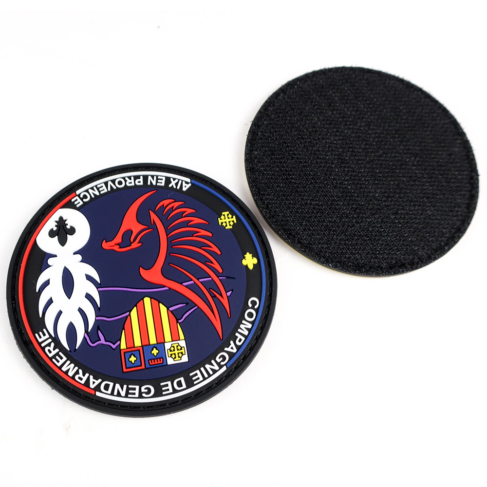 Reusable designer iron on PVC Patch for clothes