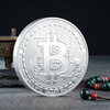 wholesale custom 40*3mm BTC Cryptocurrency crypto gold silver bit bitcoin metal challenge coin