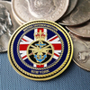 China Factory Cheaper Navy Death Smiles Gold Plated Challenge Enamel Custom Coin For Collectible Gift