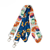 promotional printed nylon lanyard with hooks