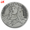 Manufacturer Custom Wholesale Coin Maker Supplier American Souvenir Challenge Coin Us Army Metal Plated Silver Coin