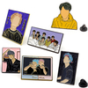 Kpop Enamel Pins Korea Hard Custom Badge Metal Button Brooch Lapel Bangtan Blackpink South Idol Cartoon Icons Badges Bts Pin