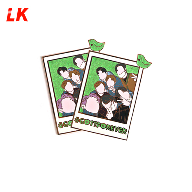 Wholesale professional custom printed clothes bts hard enamel pins