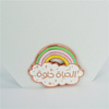 bulk cheap custom rainbow enamel lapel pins for sale
