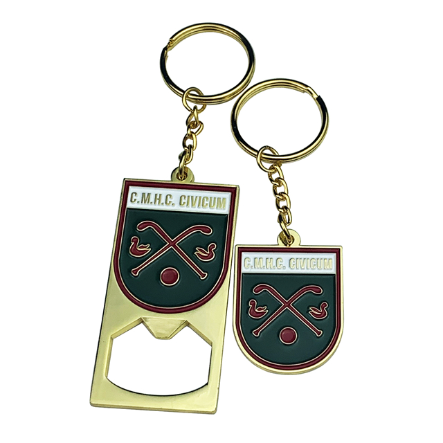 Custom Blanks Metal Keychains with Logo