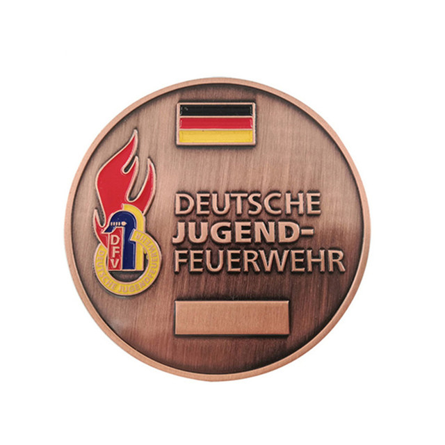 custom made copper challenge coins