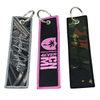Personalized Fabric Label Embroidered Keychain 