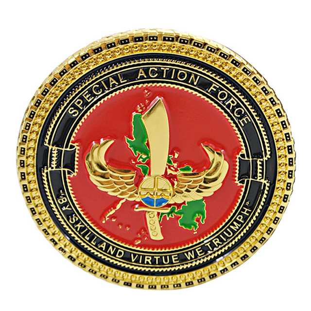 custom design military coin maker