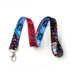 promotional printed nylon lanyard with hooks