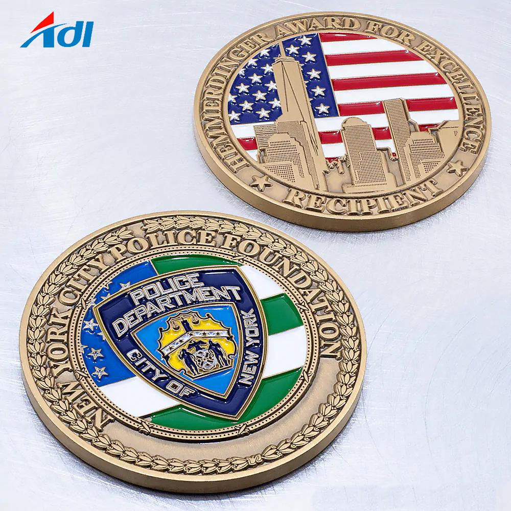 Coin Maker Custom Cheap American Flag Coin/US Military Gold Plated Challenge Coins/Metal Coin Antique
