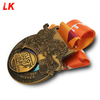 Custom Antique Brass Sport Medals