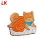 China manufacture no minimum custom cute anime pin and badges silkscreen hard cartoon lapel enamel pin
