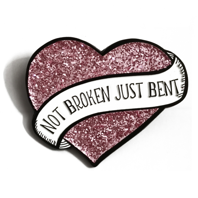 Bulk Hard Enamel Heart Lapel Pin Badges