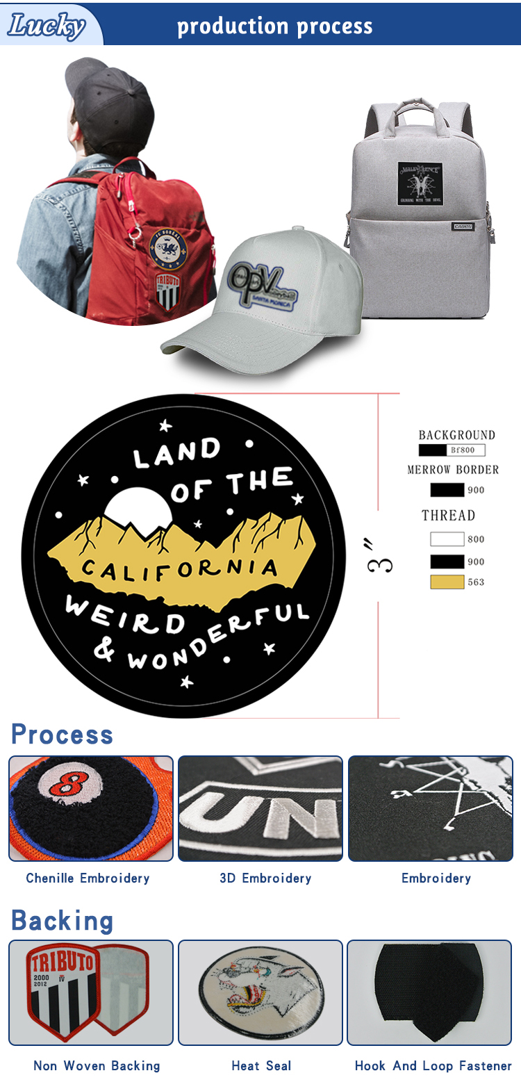 embroidery patch Production Process