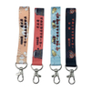Smooth Polyester Lanyard Roll with Keychain Holder