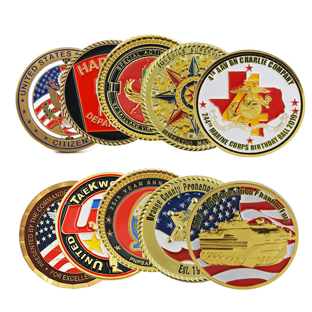 Award Gift Challenge Military Coin