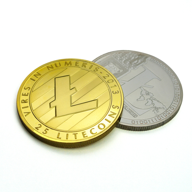 Decoration Classic Style Metal Bit Coins Gold Silver Copper Color Free Bitcoin
