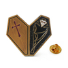 Bulk Hard Enamel Heart Lapel Pin Badges