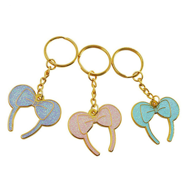 Personalized Girly Metal Key Chain for Bag