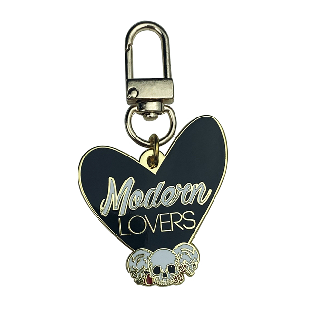  Design Metal Enamel Heart Keychain