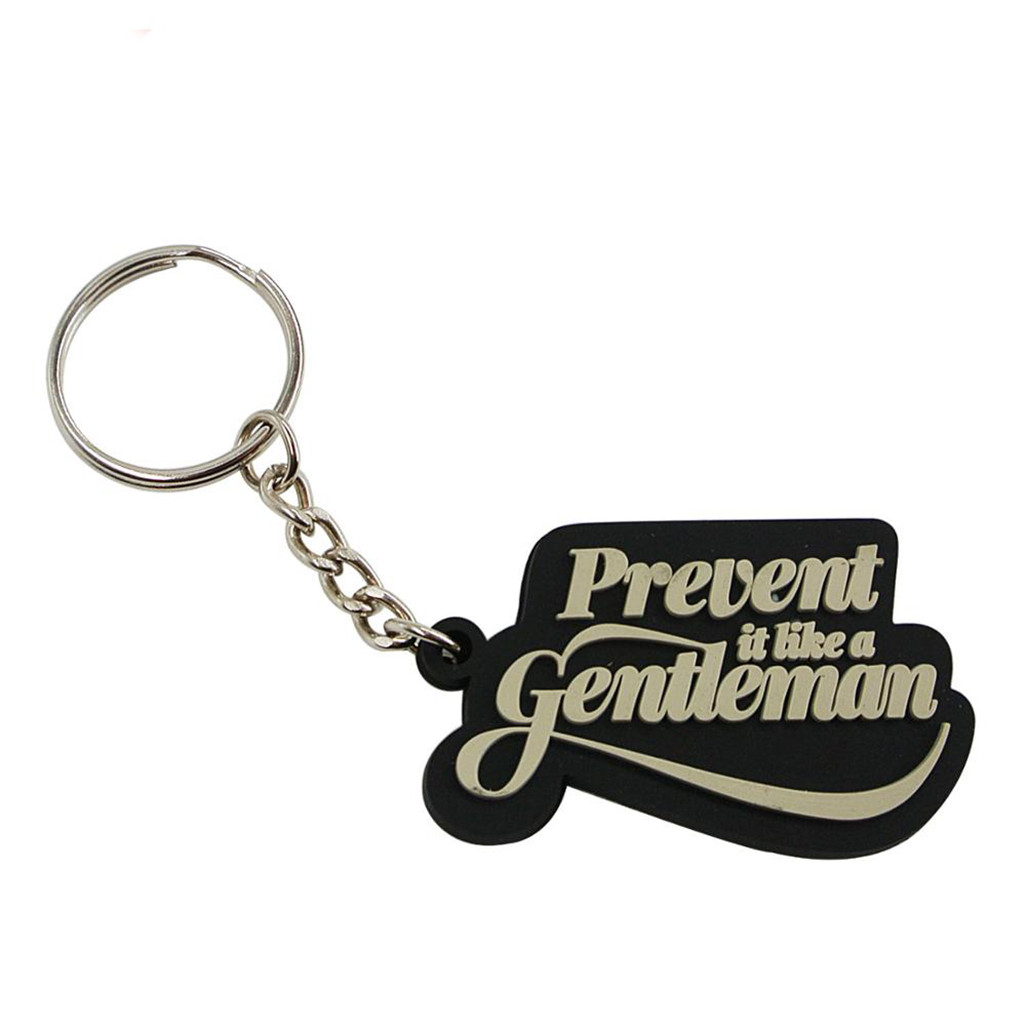 soft rubber silicone keyring pvc keychains 