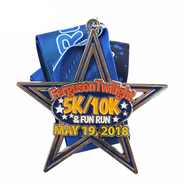 Soft Enamel half marathon Sport Medals