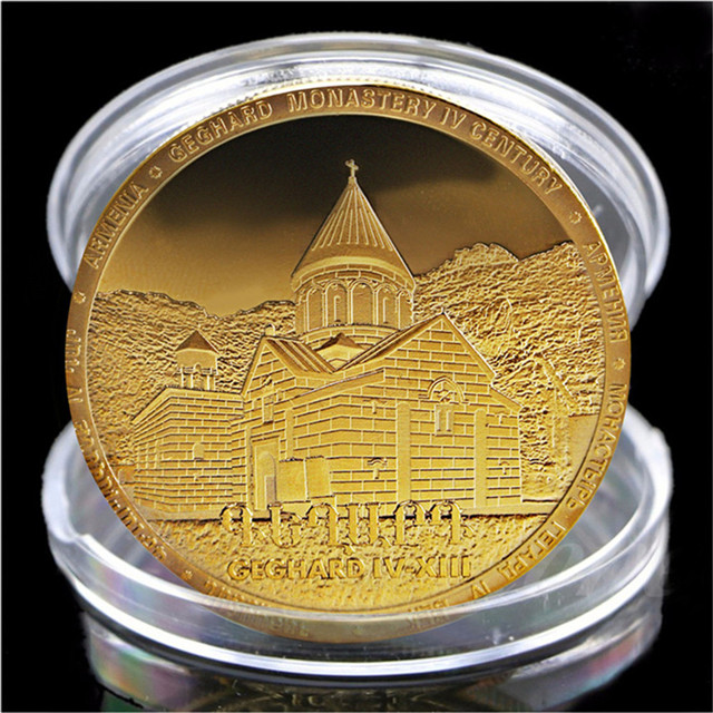 gold plating souvenir commemorative coins