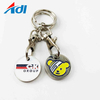 Spot Cheap Custom Metal Token Coins Shopping Cart Trolley Token Keychain