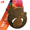 Custom Antique Brass Sport Medals