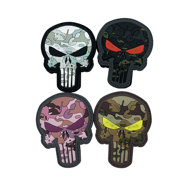 custom heat transfer pvc badge patch