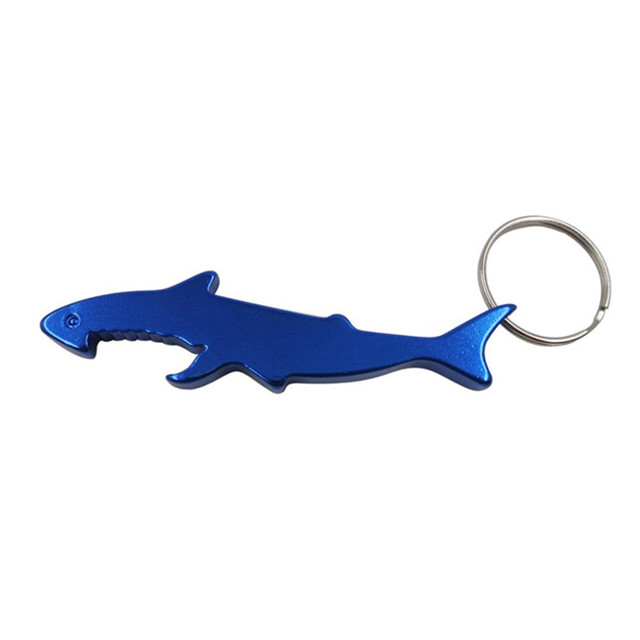 fish bottle opener aluminum key chain