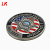 Wholesale factory custom round Stamping souvenir Enamel coin metal copper brass military challenge coin