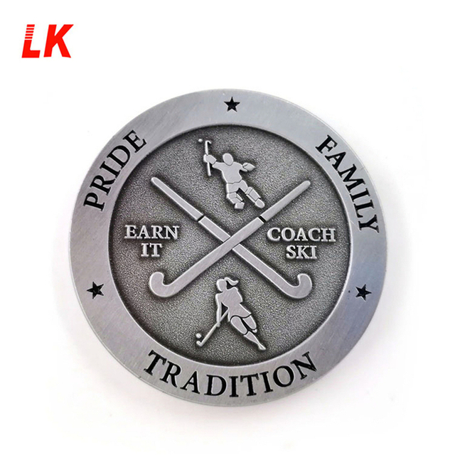 Manufacturer Custom Wholesale Coin Maker Supplier American Souvenir Challenge Coin Us Army Metal Plated Silver Coin