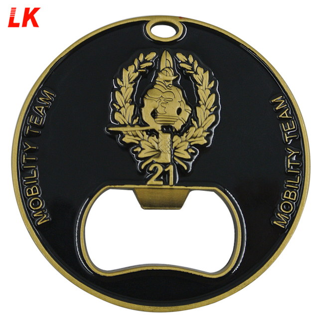 Challenge coin metal beer bottle opener custom blank credit card with custom logo